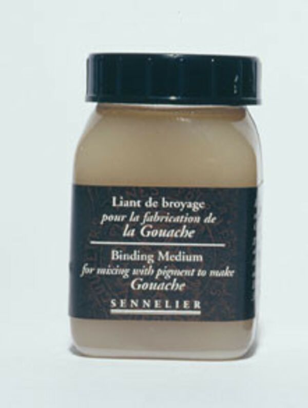 Gouache binding medium