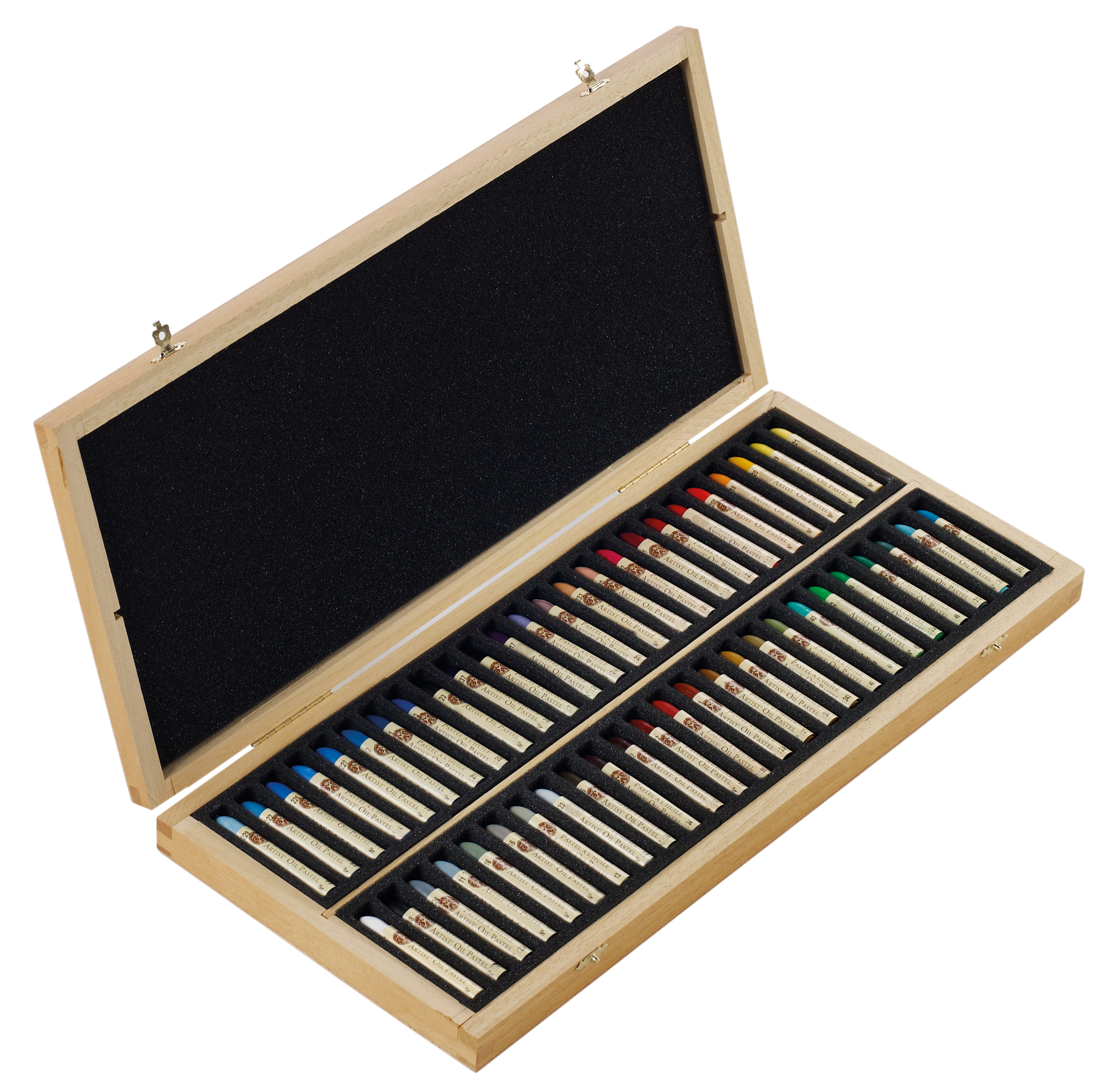 Oil pastels Wooden Sets