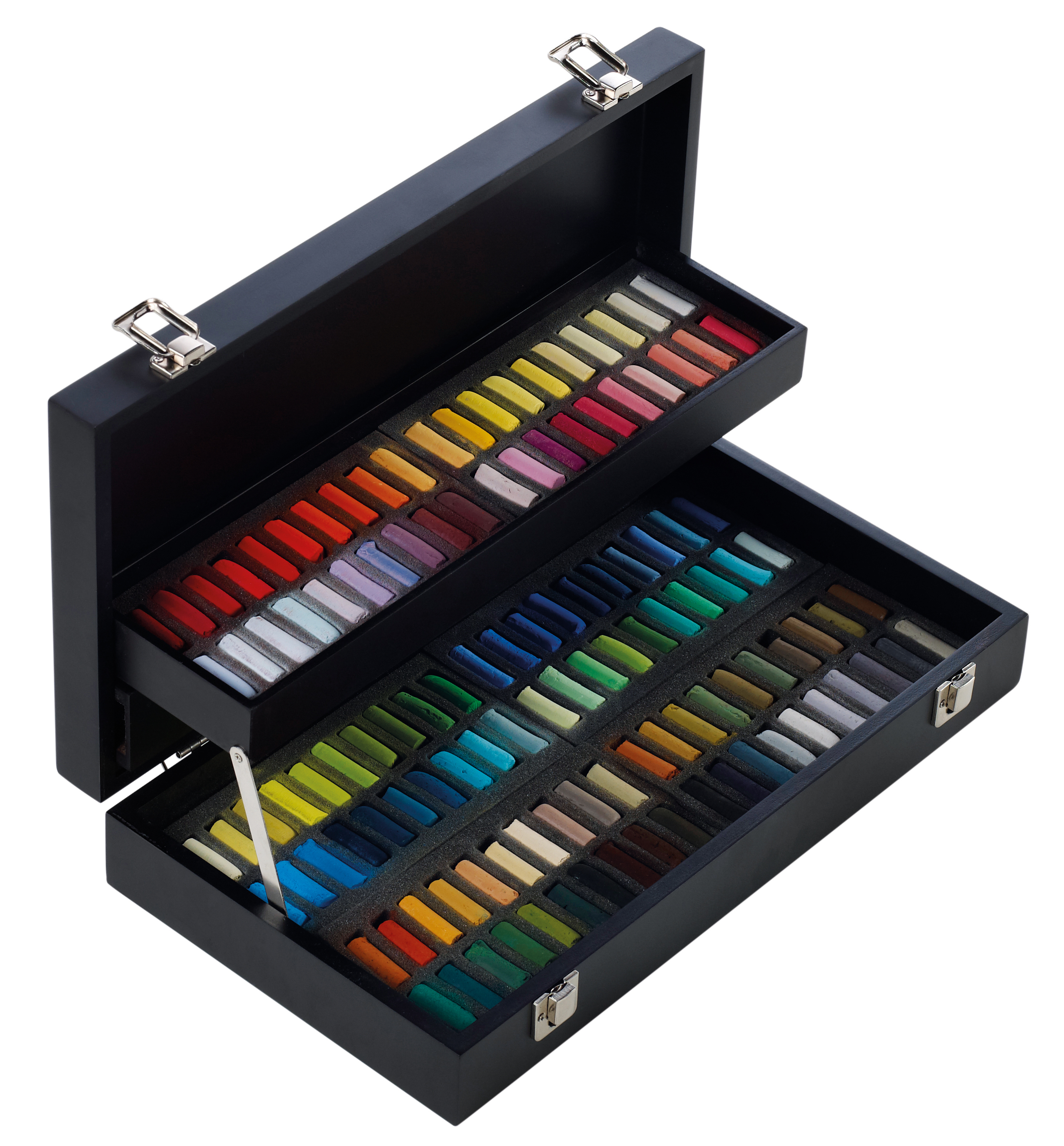 Black varnish wooden set