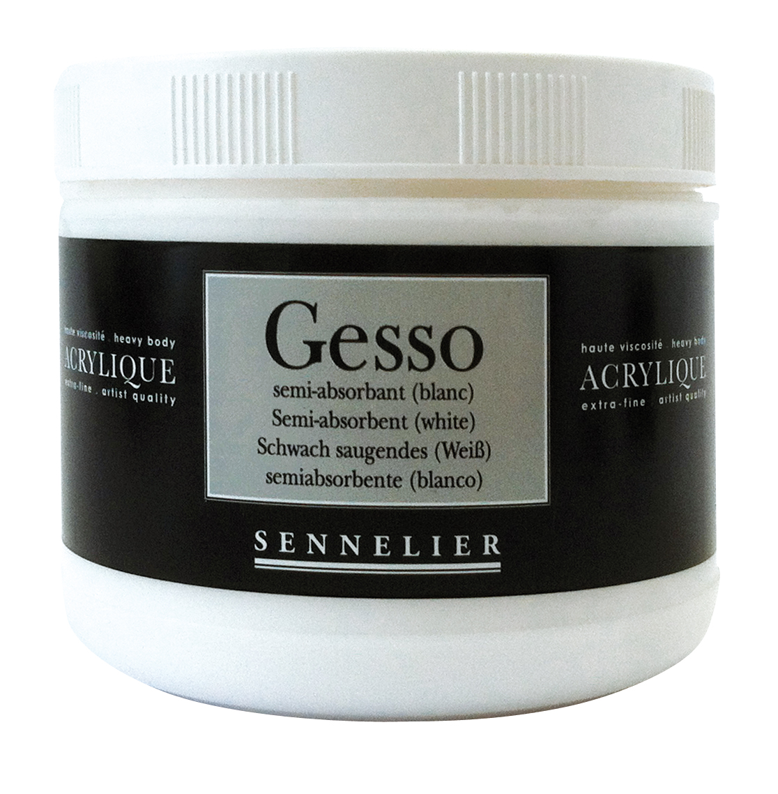 Semi-absorbent gesso (white)
