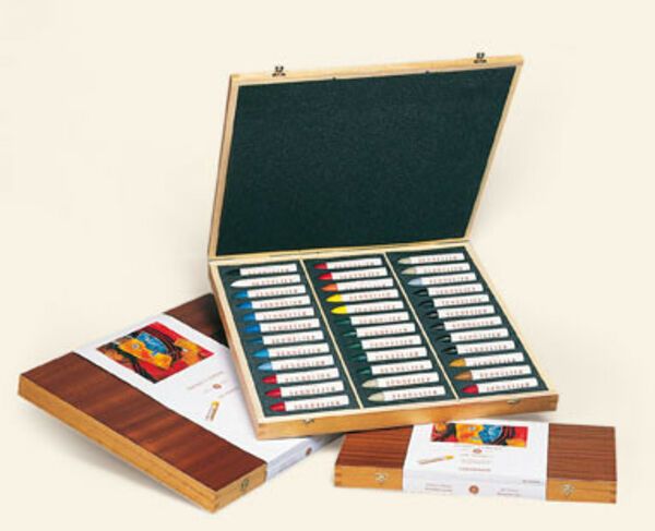 Oil pastels - Wooden Sets