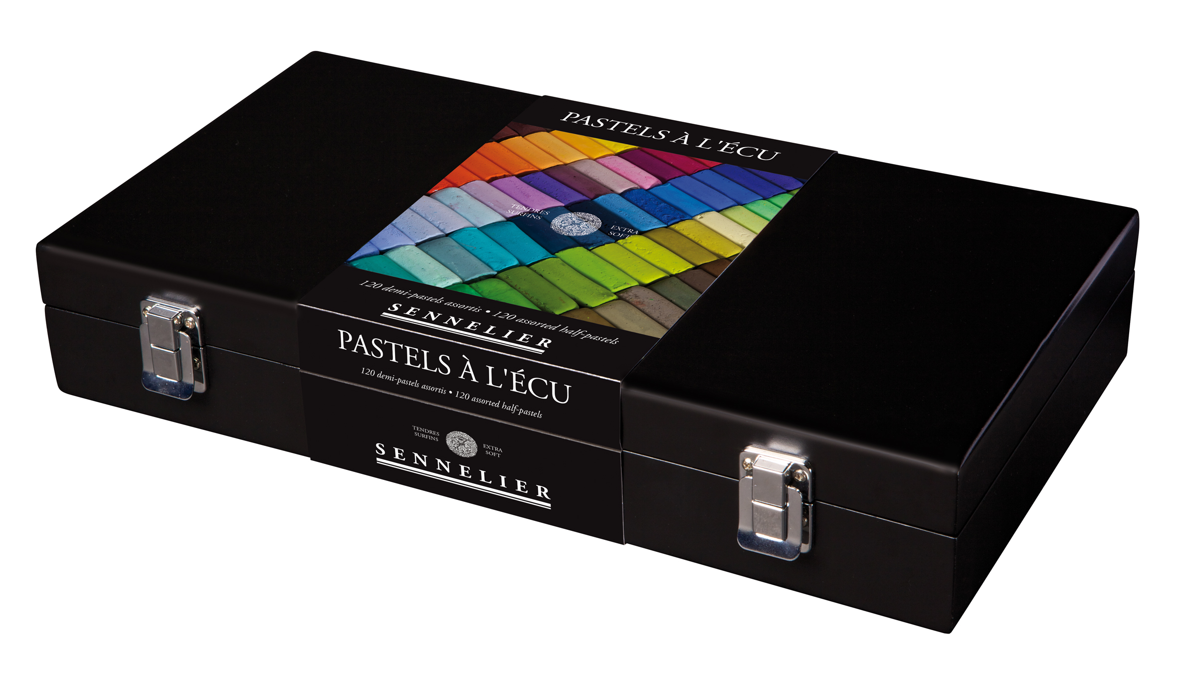 Black varnish wooden set